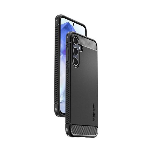 Spigen Rugged Armor tok Samsung Galaxy A55 5G - matt fekete