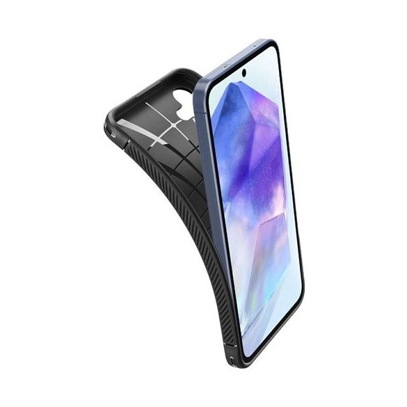 Spigen Rugged Armor tok Samsung Galaxy A55 5G - matt fekete