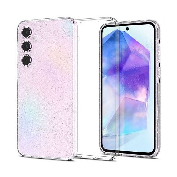 Spigen Liquid Glitter Crystal tok Samsung Galaxy A55 5G - átlátszó