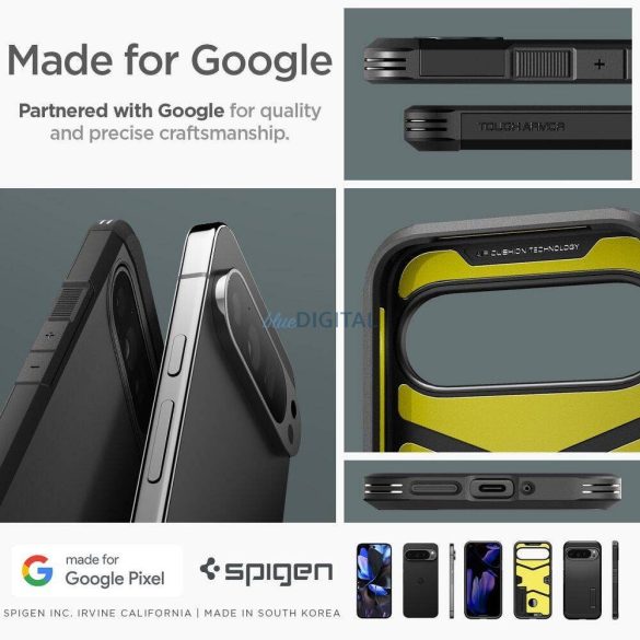 Spigen Tough Armor tok Google Pixel 9 Pro XL - fekete