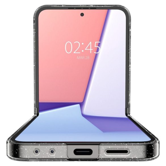 Spigen Airskin tok Samsung Galaxy Z Flip6 - átlátszó csillogós