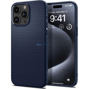 Spigen Liquid Air tok iPhone 16 Pro Max - tengerészkék