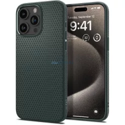 Spigen Liquid Air tok iPhone 16 Pro Max - sötétzöld