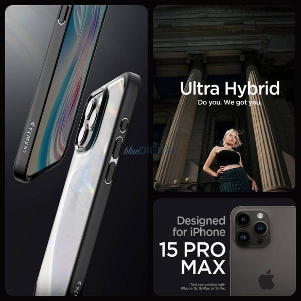 Spigen Ultra Hybrid tok iPhone 16 Pro Max - fekete