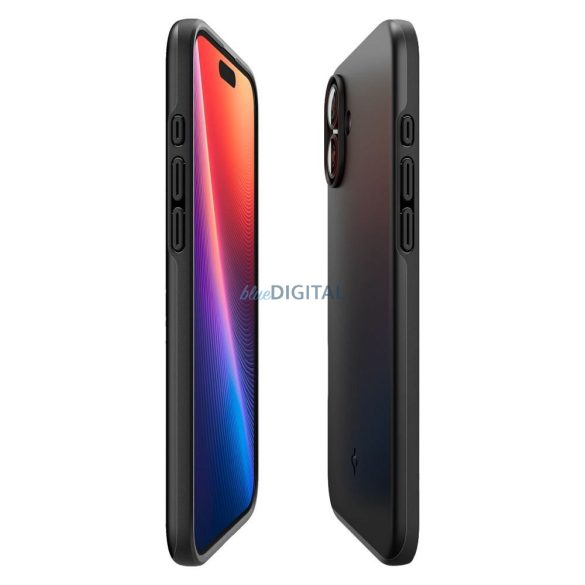 Spigen Thin Fit Mag MagSafe-kompatibilis tok iPhone 16 Plus - fekete