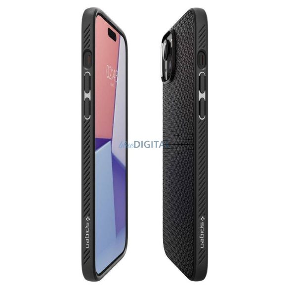 Spigen Liquid Air tok iPhone 16 Plus - fekete