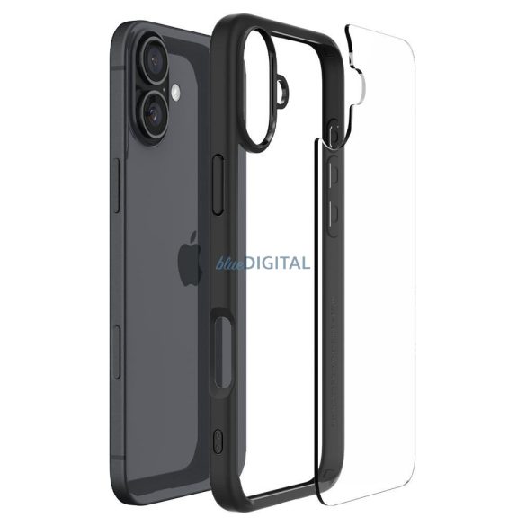 Spigen Ultra Hybrid tok iPhone 16 Plus - fekete