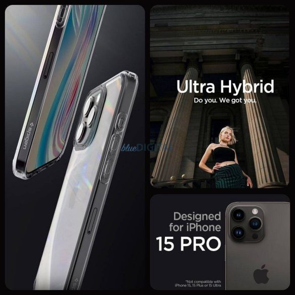 Spigen Ultra Hybrid tok iPhone 16 Pro - átlátszó