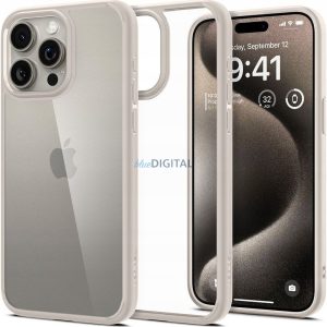 Spigen Ultra Hybrid tok iPhone 16 Pro - titánszürke