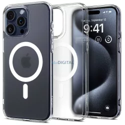   Spigen Ultra Hybrid Mag MagSafe-kompatibilis tok iPhone 16 Pro - átlátszó