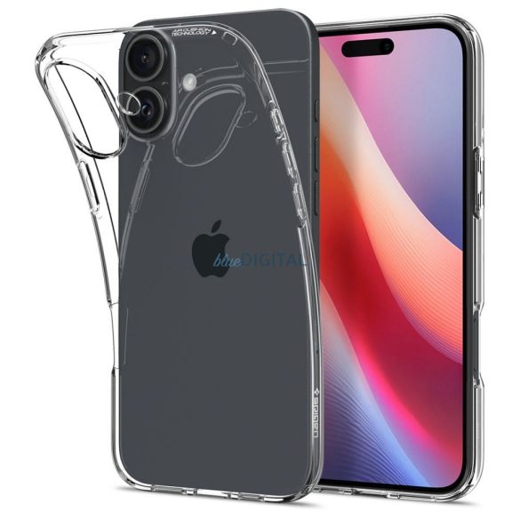 Spigen Liquid Crystal tok iPhone 16 - átlátszó