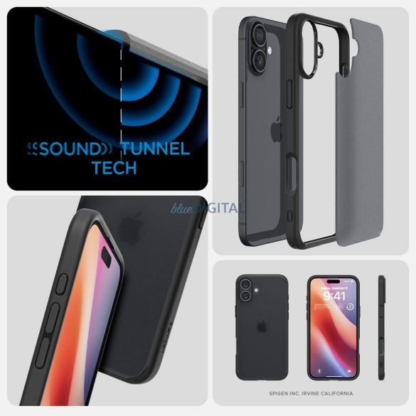 Spigen Ultra Hybrid tok iPhone 16 - fekete