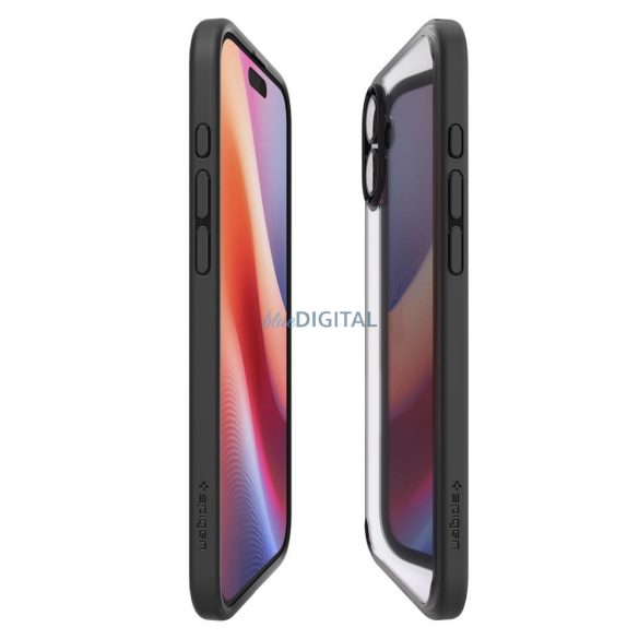 Spigen Ultra Hybrid tok iPhone 16 - fekete