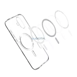   Spigen Liquid Crystal Mag MagSafe-kompatibilis tok iPhone 16 - átlátszó