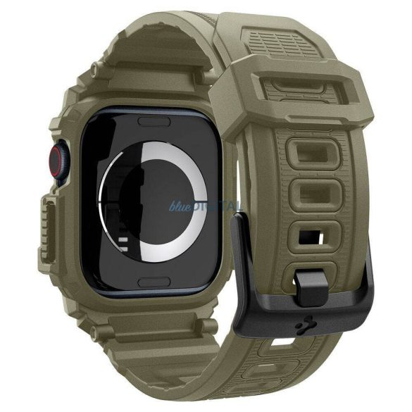 Spigen Rugged Armor "Pro" tok Apple Watch 10 46mm - olívazöld