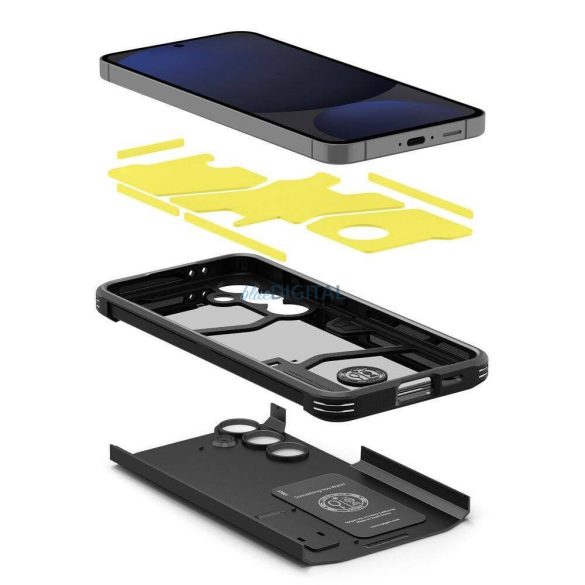 Spigen Tough Armor tok Samsung Galaxy S24 FE - fekete