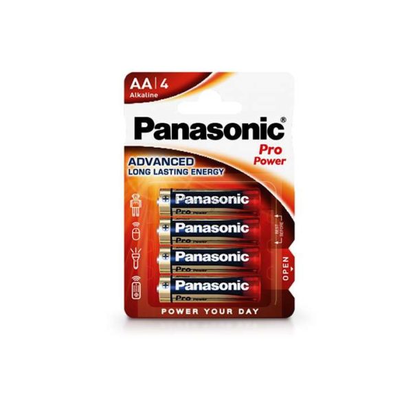 Panasonic Pro Power Alkaline AA ceruza elem - 4 db/csomag