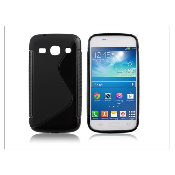 Samsung G3500 Galaxy Core Plus szilikon hátlap - S-Line - fekete
