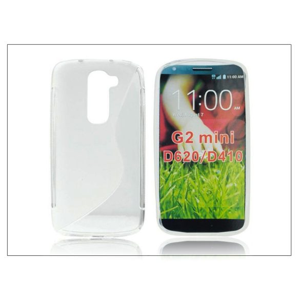 LG G2 Mini D620/D618 szilikon hátlap - S-Line - transparent