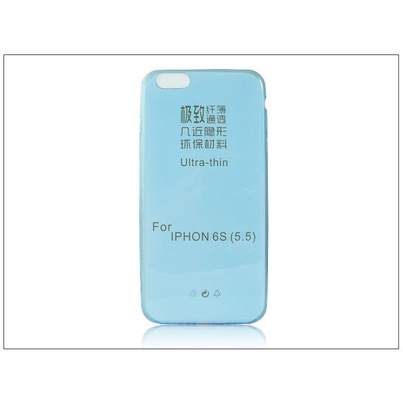 Apple iPhone 6 Plus/6S Plus szilikon hátlap - Ultra Slim 0,3 mm - kék