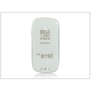Samsung i8190 Galaxy S III Mini szilikon hátlap - Ultra Slim 0,3 mm - transparent