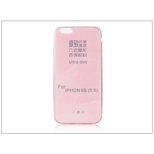Apple iPhone 6 Plus/6S Plus szilikon hátlap - Ultra Slim 0,3 mm - pink