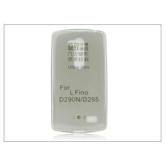 LG D290N L Fino szilikon hátlap - Ultra Slim 0,3 mm - fekete