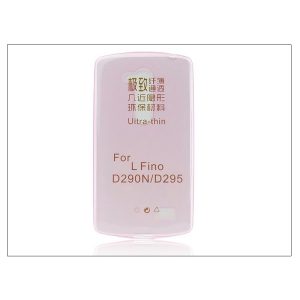LG D290N L Fino szilikon hátlap - Ultra Slim 0,3 mm - pink