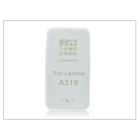 Lenovo A319 szilikon hátlap - Ultra Slim 0,3 mm - transparent