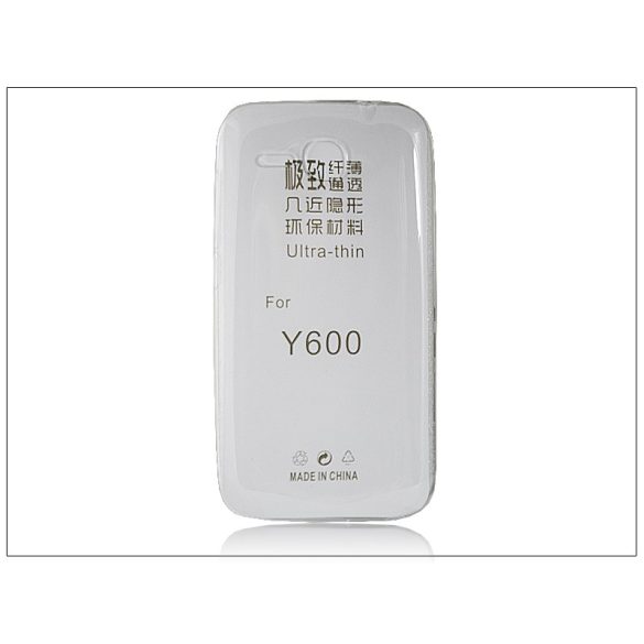 Huawei Ascend Y600 szilikon hátlap - Ultra Slim 0,3 mm - transparent