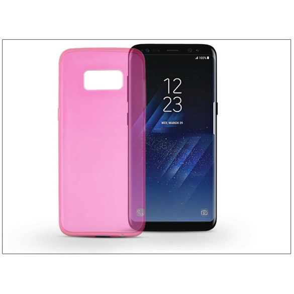Samsung G950F Galaxy S8 szilikon hátlap - Ultra Slim 0,3 mm - pink