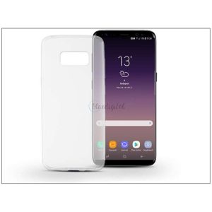 Samsung G955F Galaxy S8 Plus szilikon hátlap - Soft Slim 0,5 mm - átlátszó
