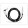 3,5 - 3,5 mm jack audio kábel 1 m-es vezetékkel - fekete/ezüst 3,5 - 3,5 mm jack audio kábel 1 m-es vezetékkel - fekete/ezüst