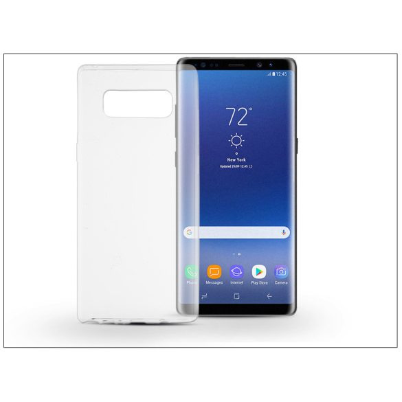 Samsung N950F Galaxy Note 8 szilikon hátlap - Ultra Slim 0,3 mm - transparent
