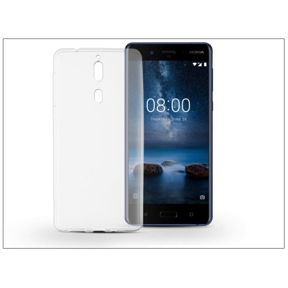 Nokia 8 szilikon hátlap - Ultra Slim 0,3 mm - transparent