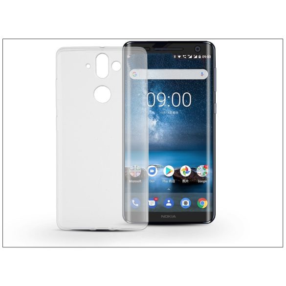 Nokia 9 szilikon hátlap - Ultra Slim 0,3 mm - transparent