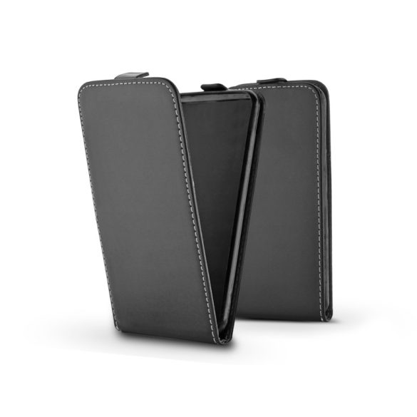 Slim Flexi Flip bőrtok - LG G7 ThinQ G710 - fekete