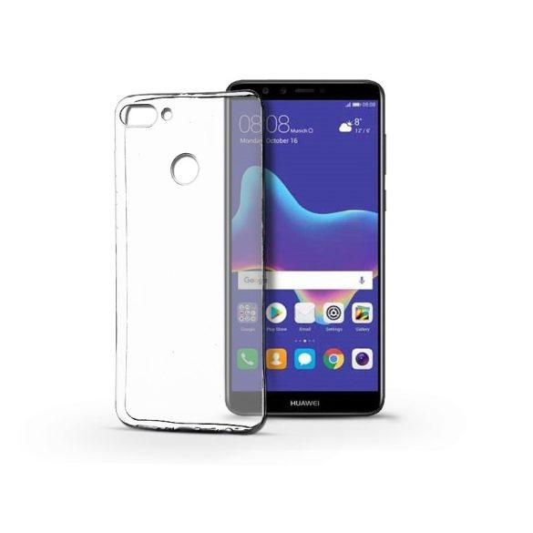 Huawei Y9 (2018) szilikon hátlap - Ultra Slim 0,3 mm - transparent