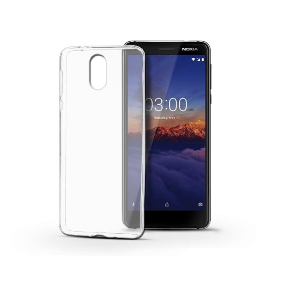 Nokia 3.1 (2018) szilikon hátlap - Ultra Slim 0,3 mm - transparent