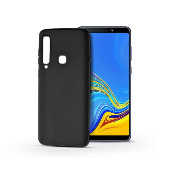 Samsung A920F Galaxy A9 (2018) szilikon hátlap - Soft - fekete