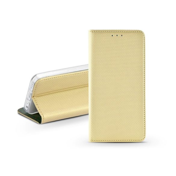 S-Book Flip bőrtok - Samsung J610F Galaxy J6 Plus (2018) - arany