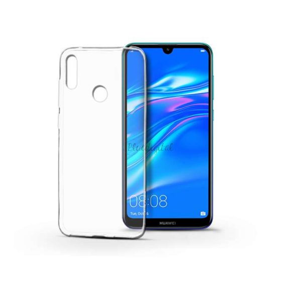 Huawei Y7 (2019)/Y7 Prime (2019) szilikon hátlap - Soft Clear - átlátszó