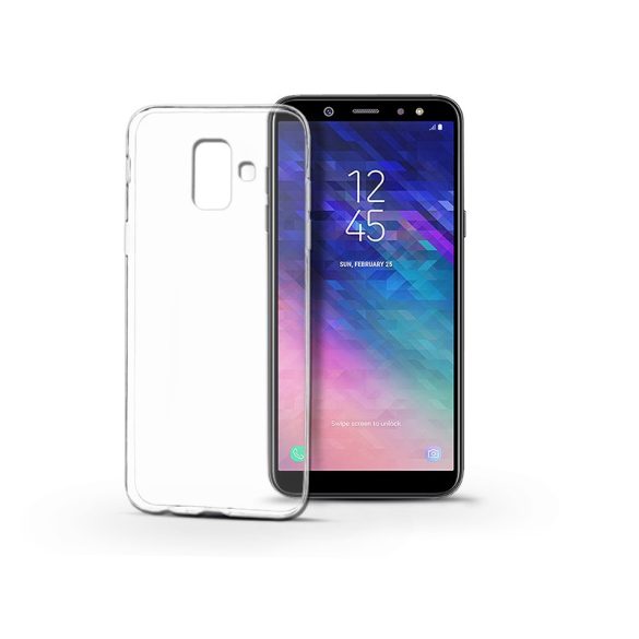 Samsung A600F Galaxy A6 (2018) szilikon hátlap - Soft Clear - transparent
