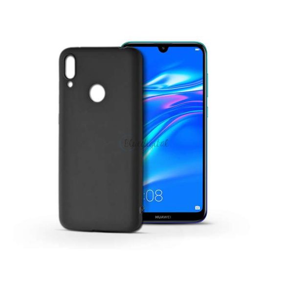 Huawei Y7 (2019)/Y7 Prime (2019) szilikon hátlap - Soft - fekete