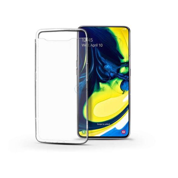 Samsung A805F Galaxy A80 szilikon hátlap - Soft Clear - átlátszó