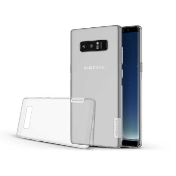 Samsung N950F Galaxy Note 8 szilikon hátlap - Soft Clear - transparent
