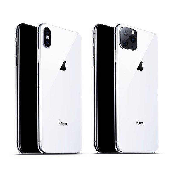 Hátsó kameravédő borító + lencsevédő edzett üveg/átalakító - Apple iPhone X/XS/XS Max készülékről Apple iPhone 11 Pro-ra - fekete
