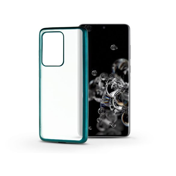 Samsung G988F Galaxy S20 Ultra szilikon hátlap - Electro Matt - zöld