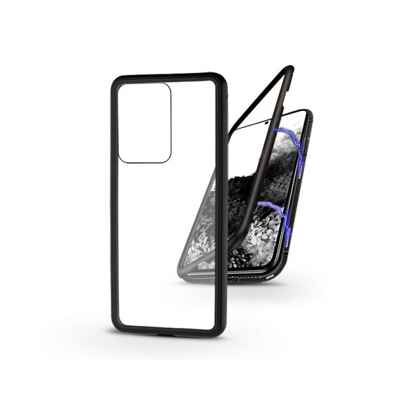 Samsung G988F Galaxy S20 Ultra mágneses, 2 részes hátlap előlapi üveg nélkül -  Magneto - fekete