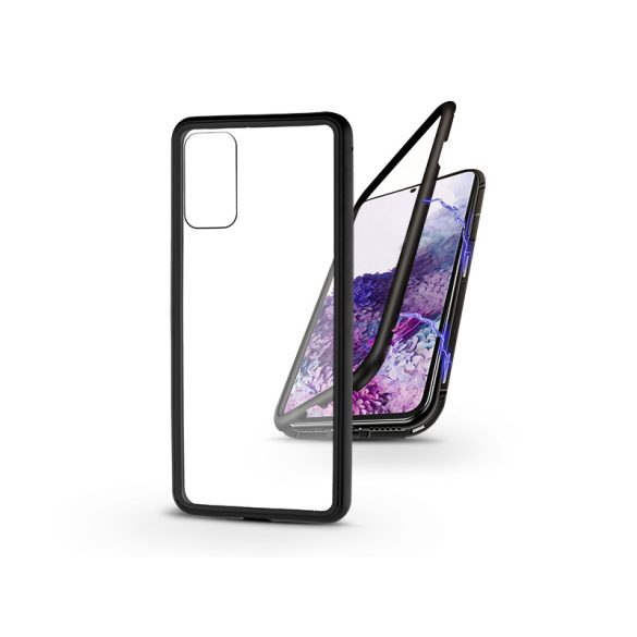 Samsung G985F Galaxy S20+ mágneses, 2 részes hátlap előlapi üveg nélkül -       Magneto - fekete